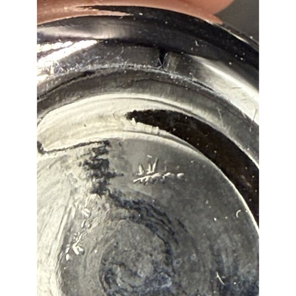 Vintage MCM Mercury Glass Roly Poly Bar Glasses 10oz Set of 8 - Picture 7 of 8